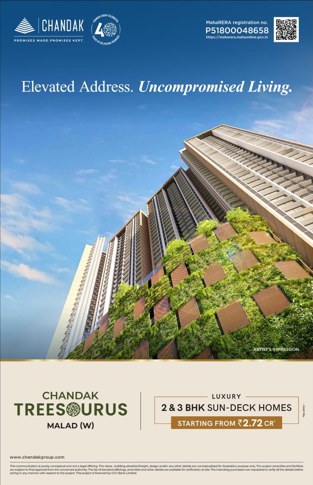 Chandak Treesourus, Malad West